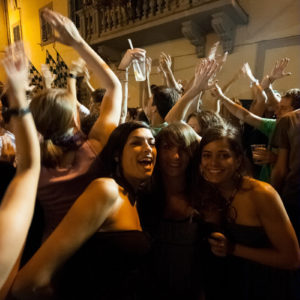 Momenti di festa la sera precedente la Giostra (Arezzo 2009)