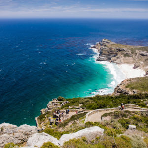 Il Capo di Buona Speranza punta verso l'oceano aperto (Sudafrica 2009)