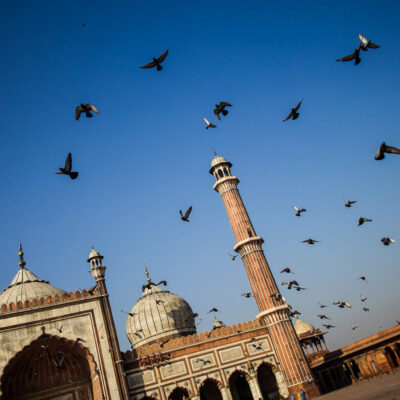 Jama Masjid, la moschea aperta più grande di Delhi e di tutta l'India (India 2012)