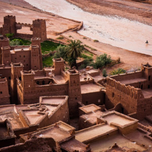 L'antica città di Ait Ben Haddou, spesso usata come set di numerosi film storici tra cui 'Il Gladiatore' (Marocco, 2010)