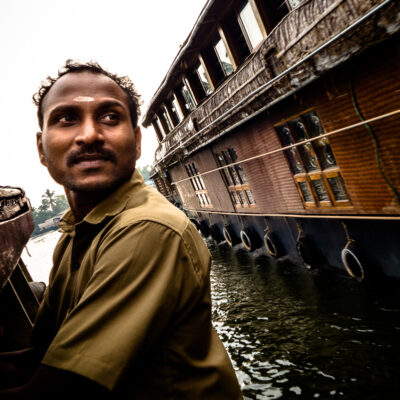 Traghetti e houseboat sulle backwaters del Kerala (India 2015)