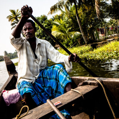 Attraverso le backwater del Kerala (India 2015)