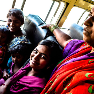 In autobus attraverso il Maharashtra (India 2015)