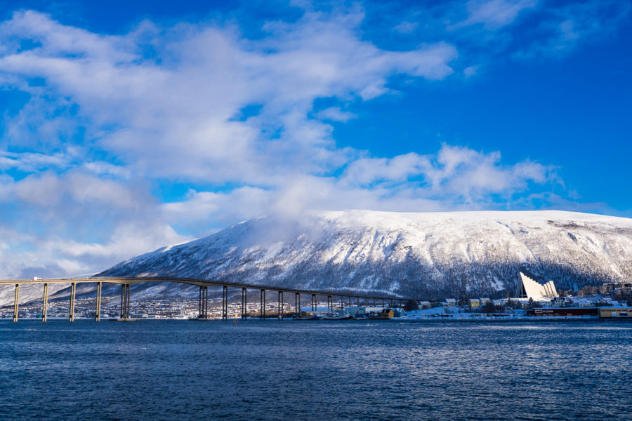 Il famoso ponte di Tromso e la cattedrale artica (Norvegia 2017)